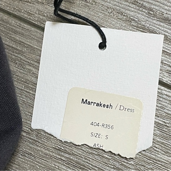 BAILEY/44 Women's SLEEVELESS ASH GRAY MARRAKESH DRESS EXPOSED ZIPPER Sz S NWT - Picture 7 of 10